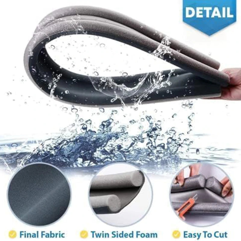 Door Bottom Seal Strip Flexible Wind Noise Reduction Stopper Under Door Blocker, Dustproof