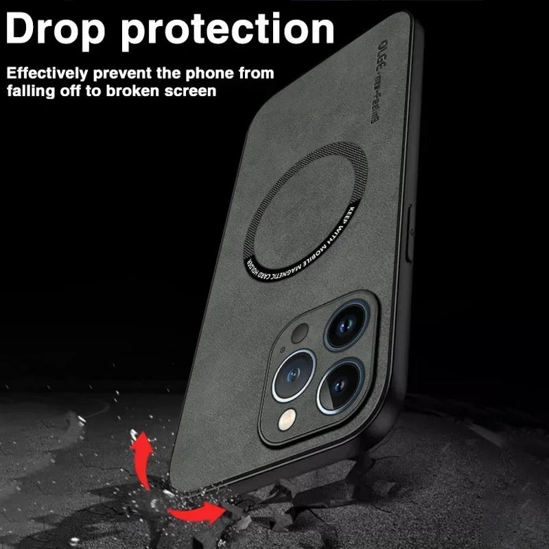 Leather MagSafe iPhone Case for iPhone 11 Pro
