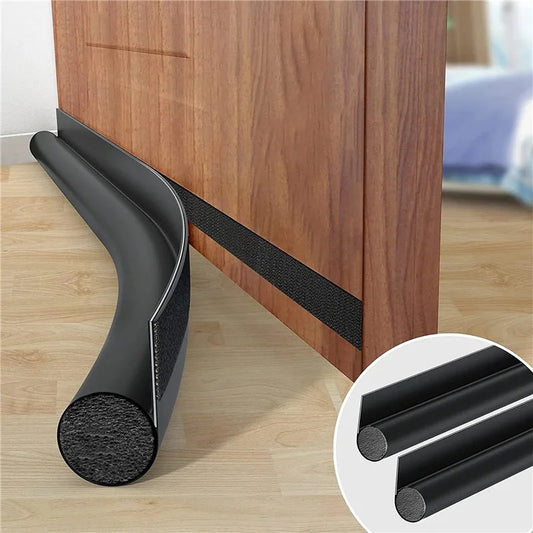 Door Bottom Seal Strip Flexible Wind Noise Reduction Stopper Under Door Blocker, Dustproof