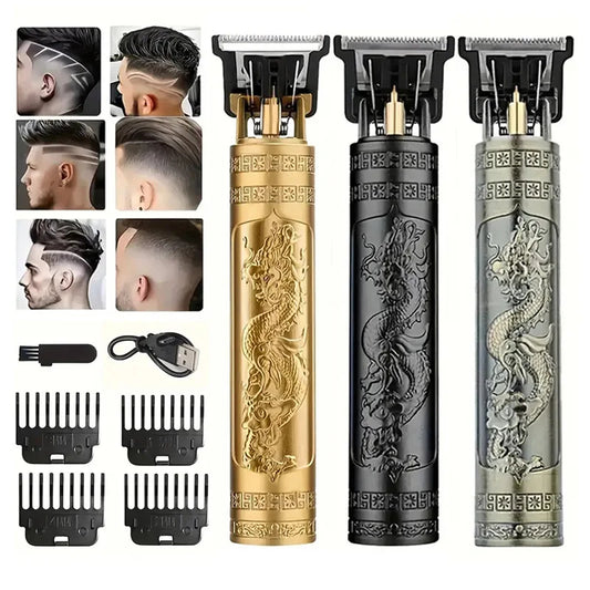 Rechargeable Hair Clipper – Professional Electric Razor for Men