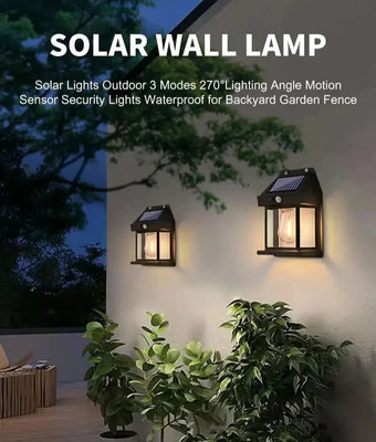 Solar Wall Light Wireless Sensor Ip65 Rated (Pack of 2)